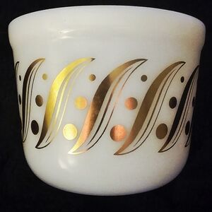 White and Gold Decorative Bowl